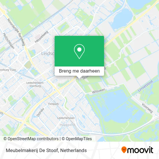 Meubelmakerij De Stoof kaart