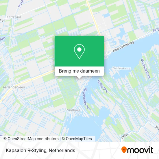 Kapsalon R-Styling kaart