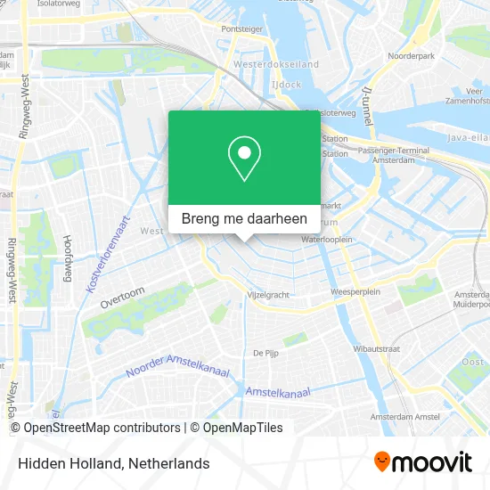 Hidden Holland kaart