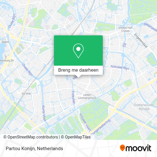Partou Konijn kaart