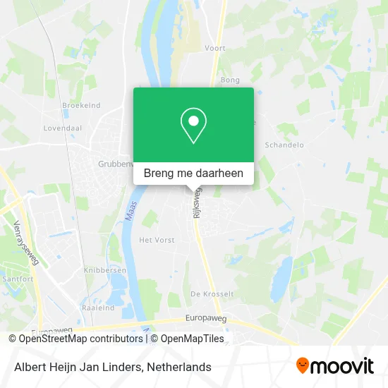 Albert Heijn Jan Linders kaart