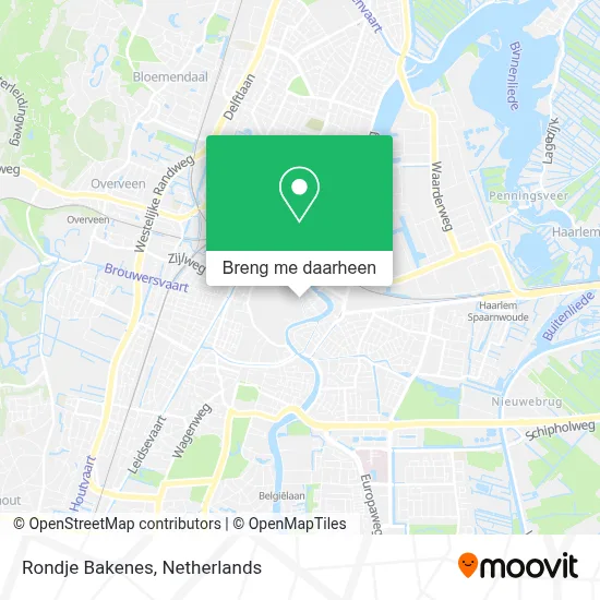 Rondje Bakenes kaart