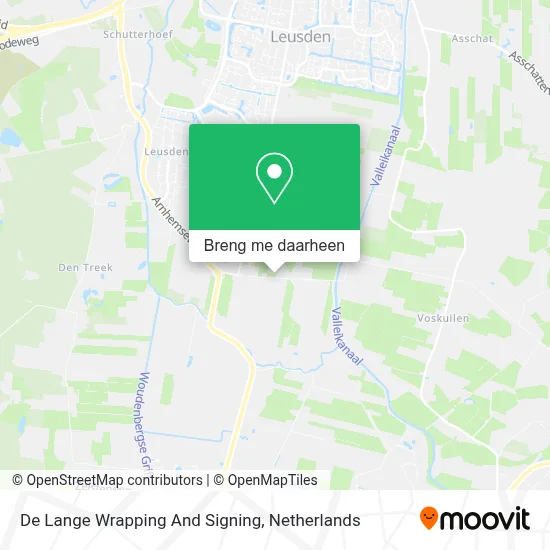 De Lange Wrapping And Signing kaart