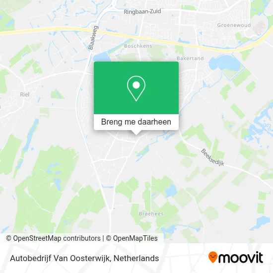 Autobedrijf Van Oosterwijk kaart