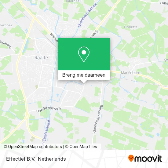 Effectief B.V. kaart