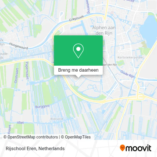 Rijschool Eren kaart