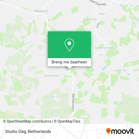 Studio Dag kaart