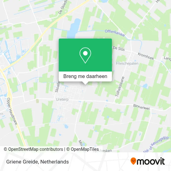 Griene Greide kaart