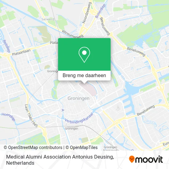 Medical Alumni Association Antonius Deusing kaart