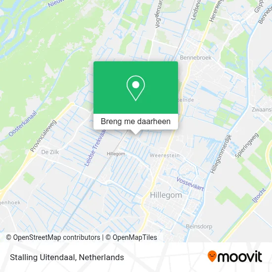 Stalling Uitendaal kaart