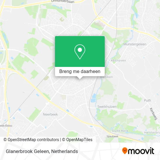 Glanerbrook  Geleen kaart