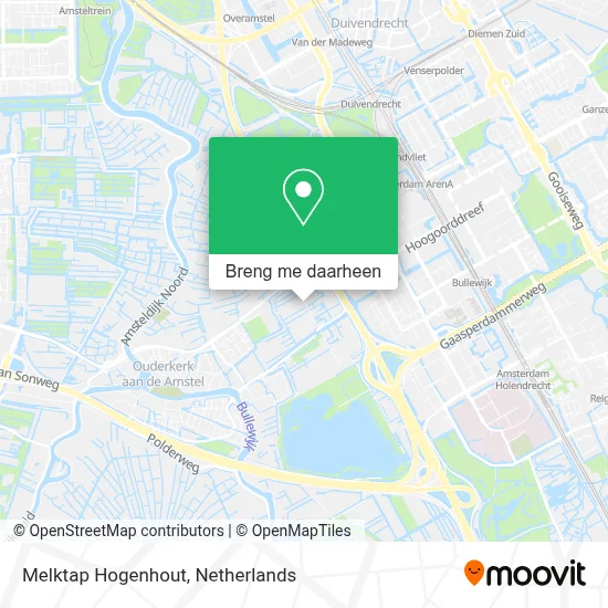 Melktap Hogenhout kaart