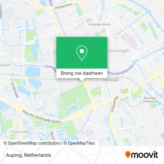 Auping kaart