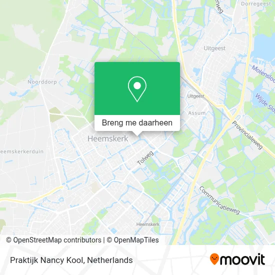 Praktijk Nancy Kool kaart