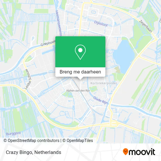 Crazy Bingo kaart