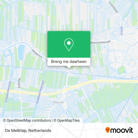De Melktap kaart