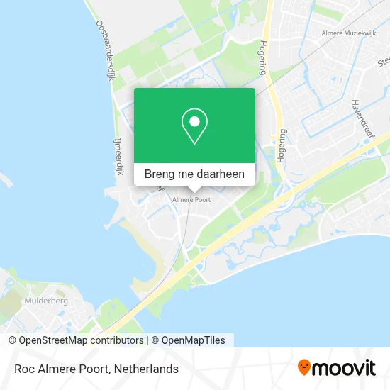Roc Almere Poort kaart