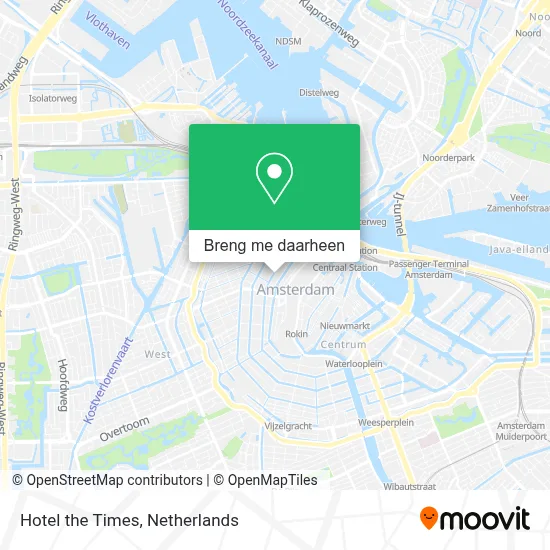 Hotel the Times kaart