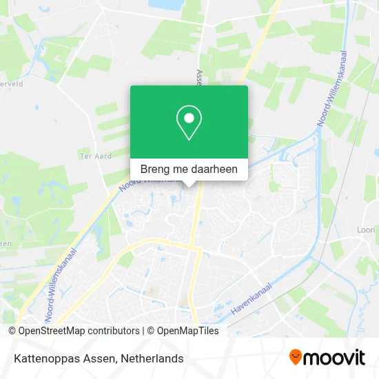 Kattenoppas Assen kaart