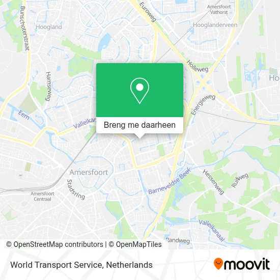 World Transport Service kaart