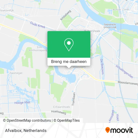Afvalbox kaart