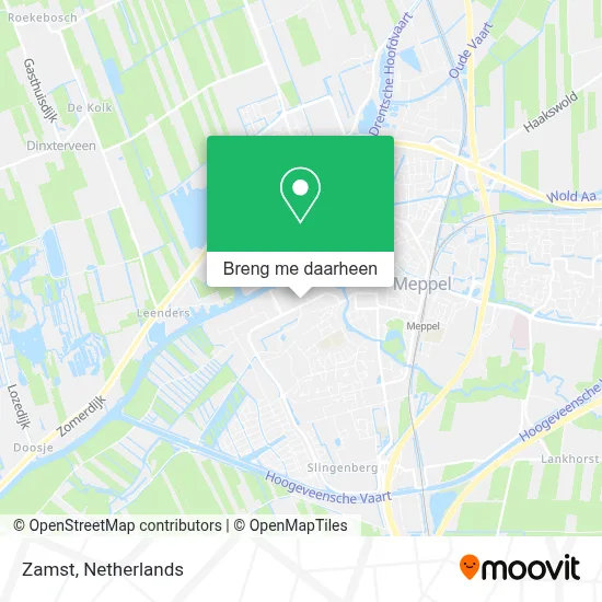 Zamst kaart