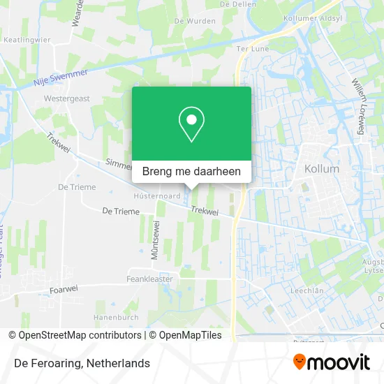 De Feroaring kaart