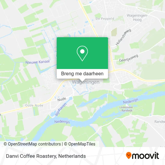 Danvi Coffee Roastery kaart