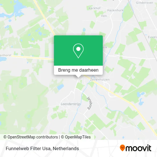 Funnelweb Filter Usa kaart