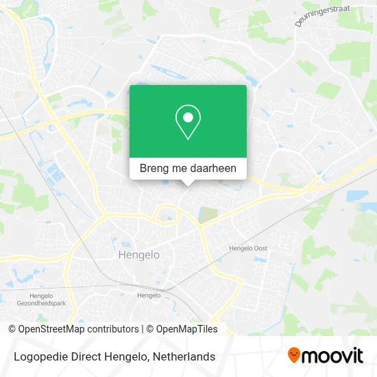 Logopedie Direct Hengelo kaart