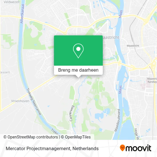 Mercator Projectmanagement kaart