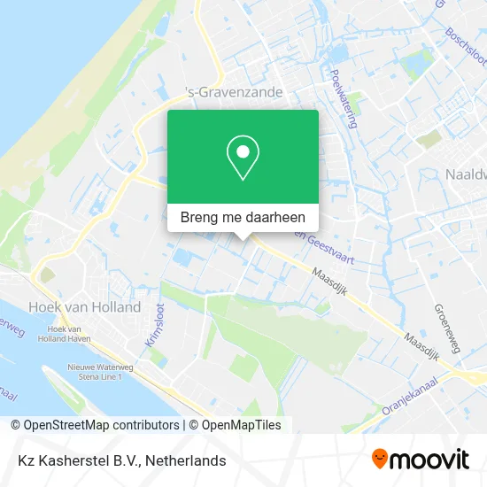 Kz Kasherstel B.V. kaart