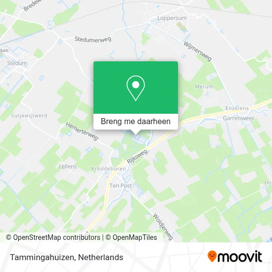 Tammingahuizen kaart