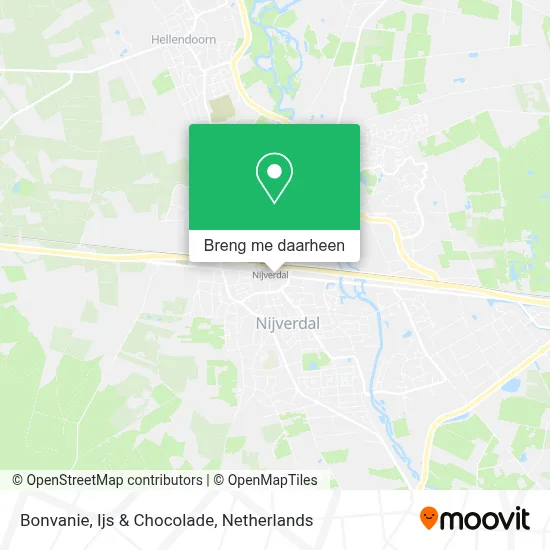 Bonvanie, Ijs & Chocolade kaart