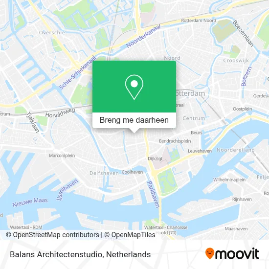 Balans Architectenstudio kaart