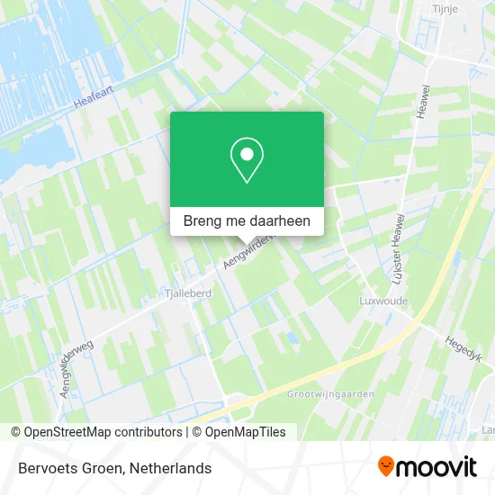 Bervoets Groen kaart