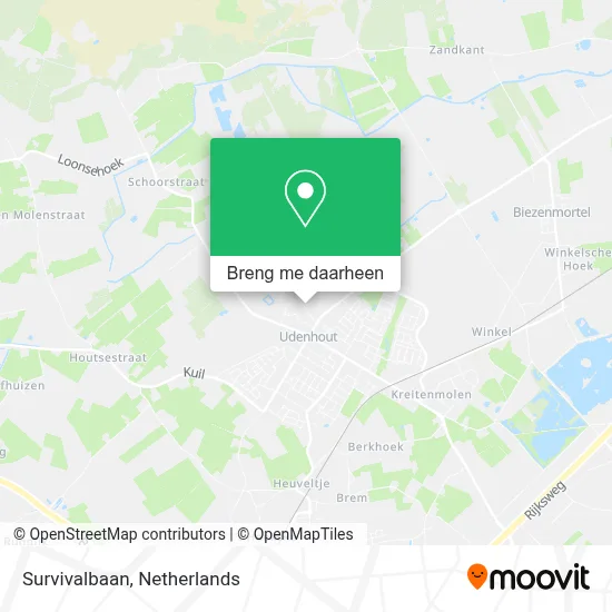Survivalbaan kaart