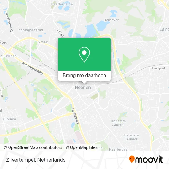 Zilvertempel kaart