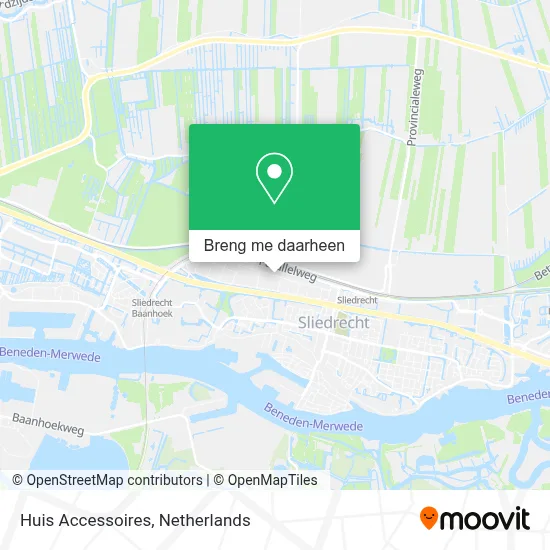 Huis Accessoires kaart