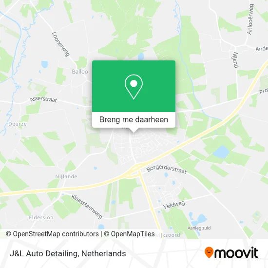 J&L Auto Detailing kaart