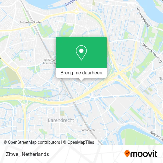 Zitwel kaart