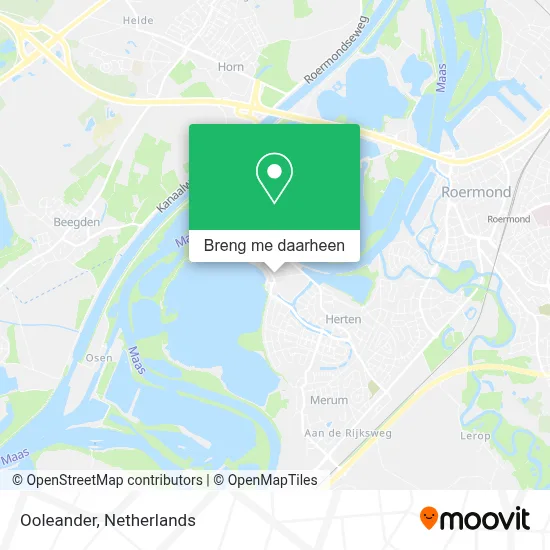 Ooleander kaart
