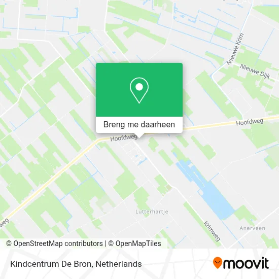 Kindcentrum De Bron kaart