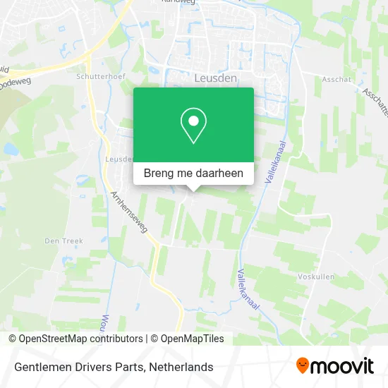 Gentlemen Drivers Parts kaart