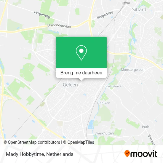 Mady Hobbytime kaart