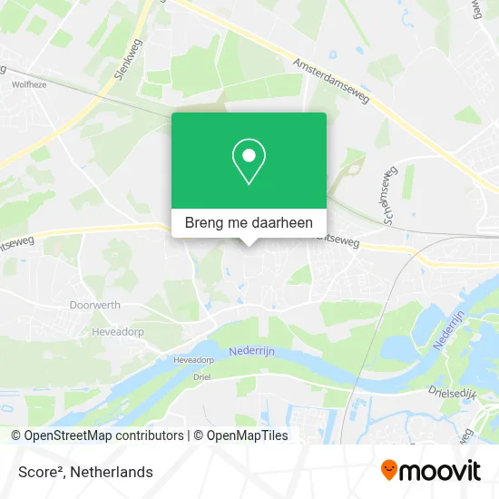 Score² kaart