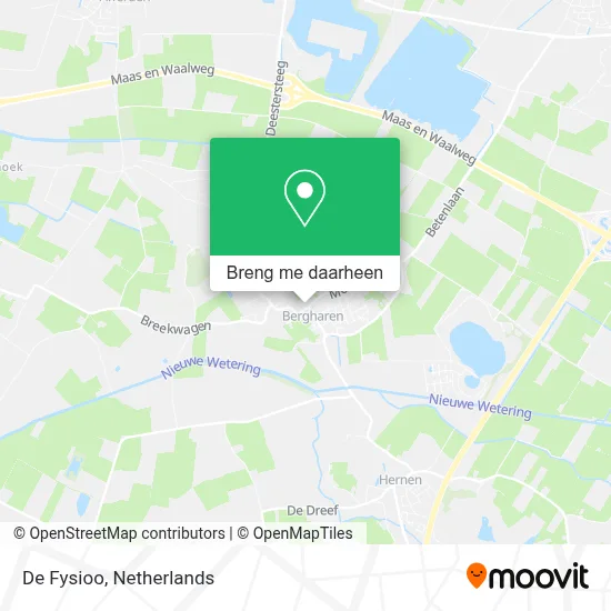 De Fysioo kaart