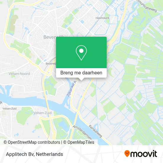 Applitech Bv kaart