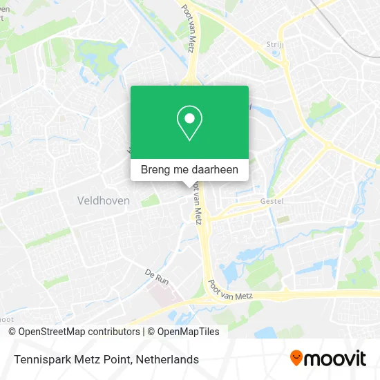 Tennispark Metz Point kaart