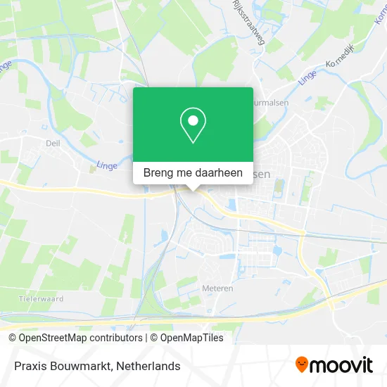 Praxis Bouwmarkt kaart